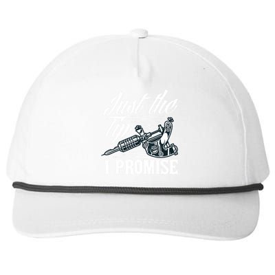 Just The Tip I Promise Funny Saying Tattoo Lover Snapback Five-Panel Rope Hat