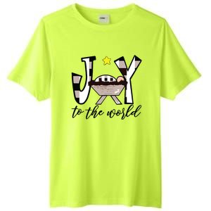 Joy To The World Baby Jesus In The Manger Christmas Design Tall Fusion ChromaSoft Performance T-Shirt