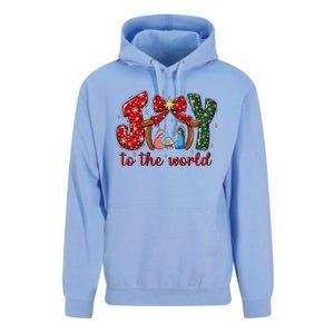 Joy To The World Nativity Scene Christmas Unisex Surf Hoodie