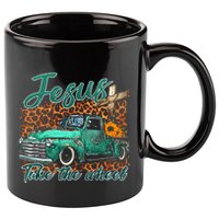 Jesus Take The Wheel Inspirational Quotes For Christian 11oz C Handle Ceramic Mug