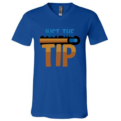 Just The Tip I Pool Billiard Snooker Gift V-Neck T-Shirt