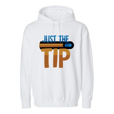 Just The Tip I Pool Billiard Snooker Gift Garment-Dyed Fleece Hoodie