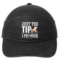 Just The Tip I Promise Billiard Pool Funny Billiard Gift 7-Panel Snapback Hat