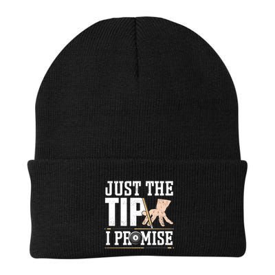 Just The Tip I Promise Billiard Pool Funny Billiard Gift Beanie
