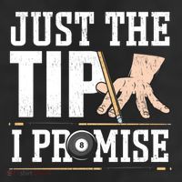 Just The Tip I Promise Billiard Pool Funny Billiard Gift 25L Jumbo Tote