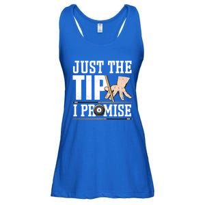 Just The Tip I Promise Billiard Pool Funny Billiard Gift Ladies Essential Flowy Tank