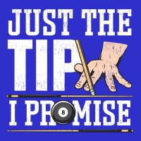 Just The Tip I Promise Billiard Pool Funny Billiard Gift 16 in Basic Backpack
