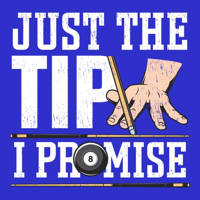 Just The Tip I Promise Billiard Pool Funny Billiard Gift 16 in Basic Backpack