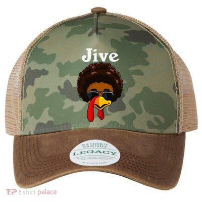 Jive Thanksgiving Turkey Day Funny Family Costume Legacy Tie Dye Trucker Hat