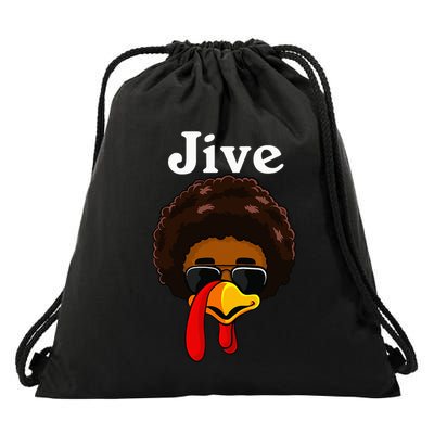 Jive Thanksgiving Turkey Day Funny Family Costume Drawstring Bag