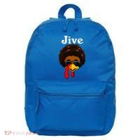 Jive Thanksgiving Turkey Day Funny Family Costume 16 in Basic Backpack