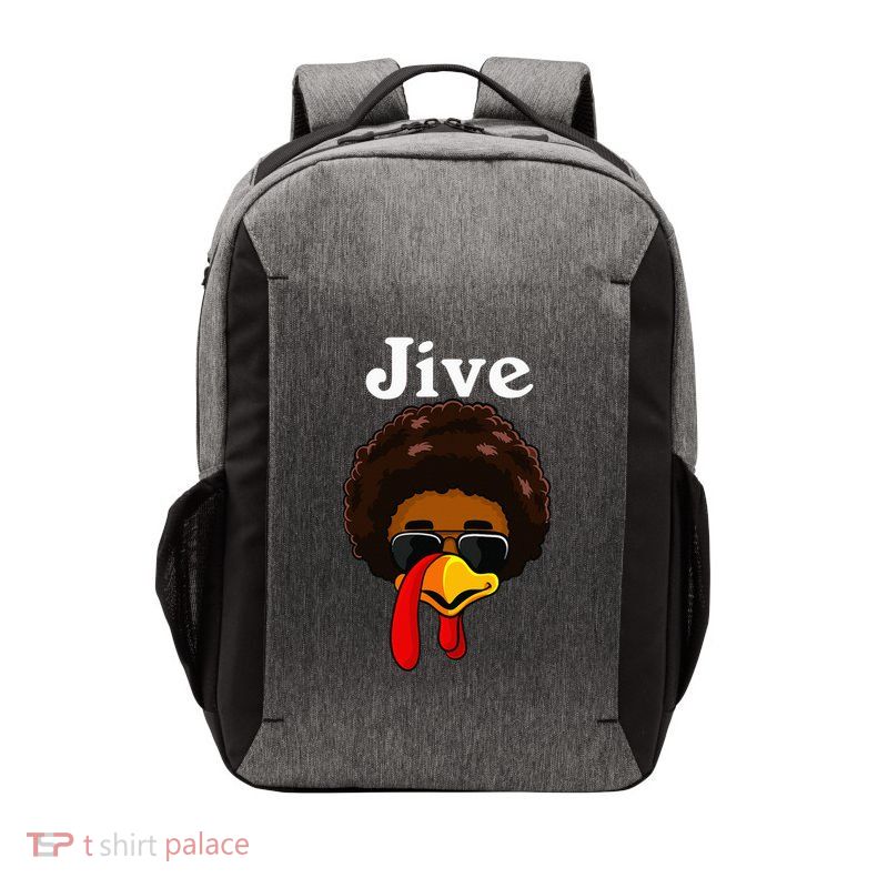 Jive Thanksgiving Turkey Day Funny Family Costume Vector Backpack