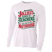 Jolliest Teacher This Side Of The Nuthouse Cooling Performance Long Sleeve Crew