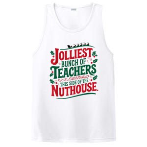 Jolliest Teacher This Side Of The Nuthouse PosiCharge Competitor Tank