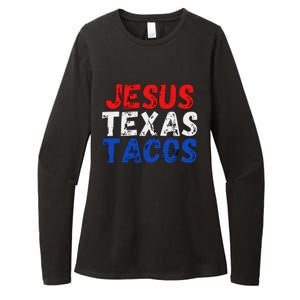 Jesus Texas Tacos Cute Texas Womens CVC Long Sleeve Shirt