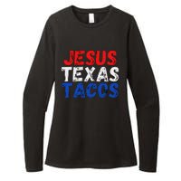 Jesus Texas Tacos Cute Texas Womens CVC Long Sleeve Shirt