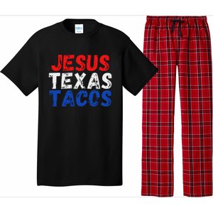 Jesus Texas Tacos Cute Texas Pajama Set