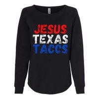 Jesus Texas Tacos Cute Texas Womens California Wash Sweatshirt