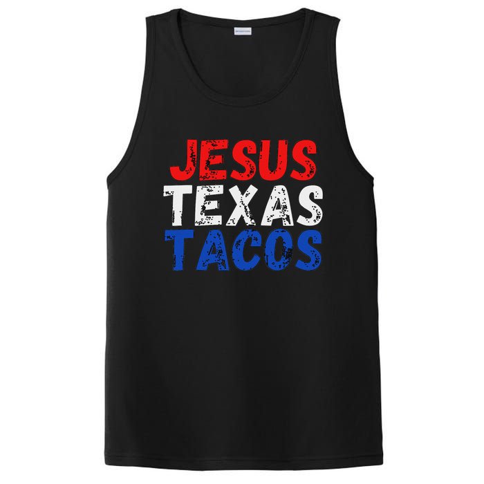 Jesus Texas Tacos Cute Texas PosiCharge Competitor Tank