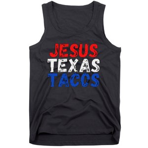 Jesus Texas Tacos Cute Texas Tank Top