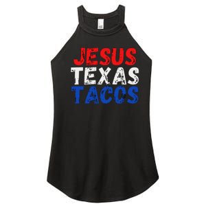 Jesus Texas Tacos Cute Texas Women's Perfect Tri Rocker Tank