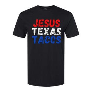 Jesus Texas Tacos Cute Texas Softstyle CVC T-Shirt