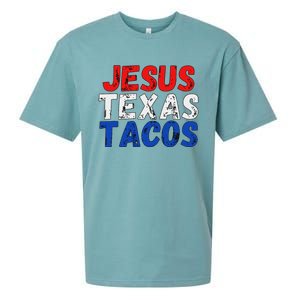 Jesus Texas Tacos Cute Texas Sueded Cloud Jersey T-Shirt