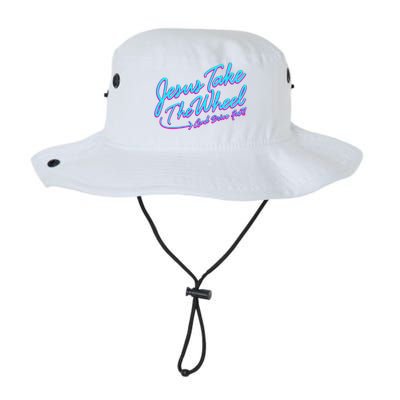 Jesus Take The Wheel And Drive Fast Funny Christian Design Legacy Cool Fit Booney Bucket Hat