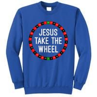 Jesus Take The Wheel Roulette Wheel Gambling Sweatshirt