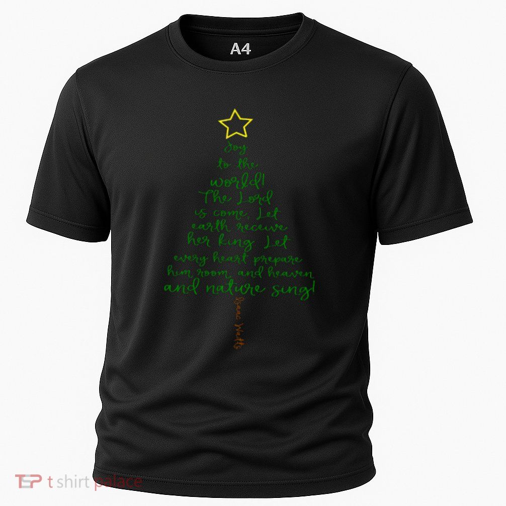 Joy To The World Christmas Tree Performance Shirt