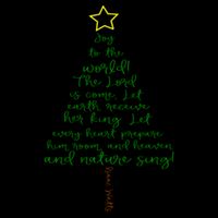 Joy To The World Christmas Tree 7-Panel Snapback Hat