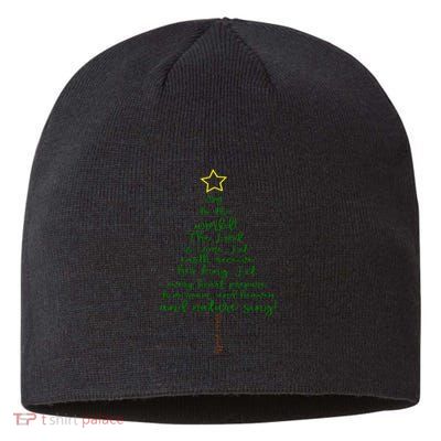 Joy To The World Christmas Tree Sustainable Beanie