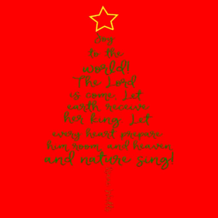 Joy To The World Christmas Tree 16 in Basic Backpack