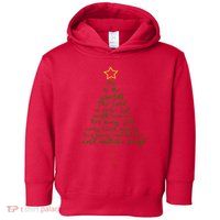 Joy To The World Christmas Tree Toddler Hoodie
