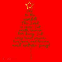 Joy To The World Christmas Tree Toddler Hoodie