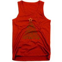 Joy To The World Christmas Tree Tank Top