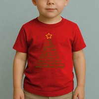 Joy To The World Christmas Tree Toddler T-Shirt