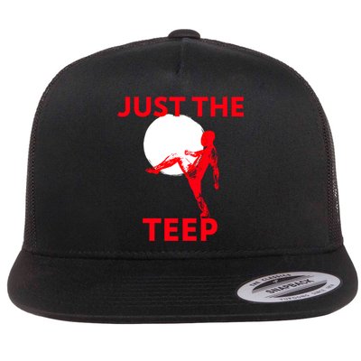 Just The Teep Muay Thai Kick Pun Mma Jiujitsu Boxing Cool Gift Flat Bill Trucker Hat
