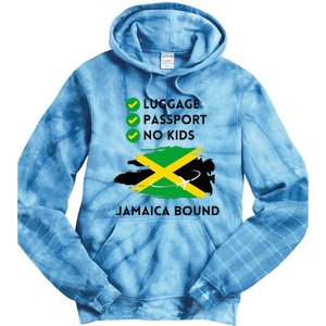 Jamaican Travel To Jamaica 2024 Summer Vacation Trip Women Tie Dye Hoodie