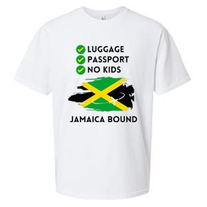 Jamaican Travel To Jamaica 2024 Summer Vacation Trip Women Sueded Cloud Jersey T-Shirt