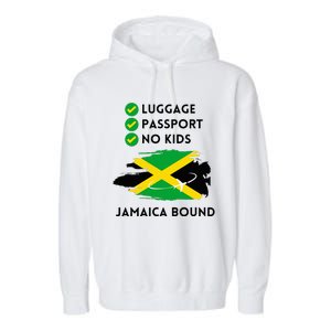 Jamaican Travel To Jamaica 2024 Summer Vacation Trip Women Garment-Dyed Fleece Hoodie