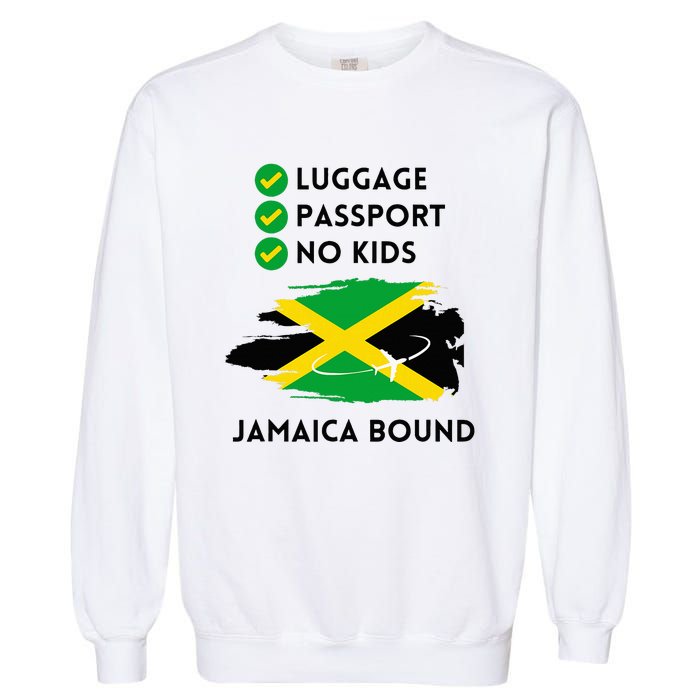 Jamaican Travel To Jamaica 2024 Summer Vacation Trip Women Garment-Dyed Sweatshirt