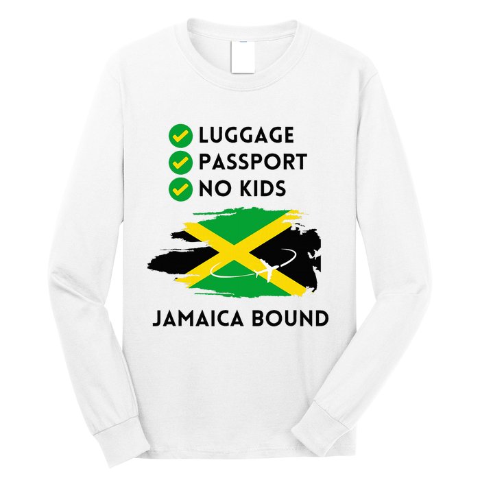 Jamaican Travel To Jamaica 2024 Summer Vacation Trip Women Long Sleeve Shirt