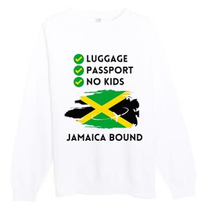 Jamaican Travel To Jamaica 2024 Summer Vacation Trip Women Premium Crewneck Sweatshirt