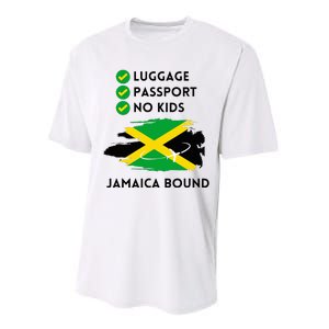 Jamaican Travel To Jamaica 2024 Summer Vacation Trip Women Performance Sprint T-Shirt