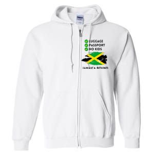 Jamaican Travel To Jamaica 2024 Summer Vacation Trip Women Full Zip Hoodie