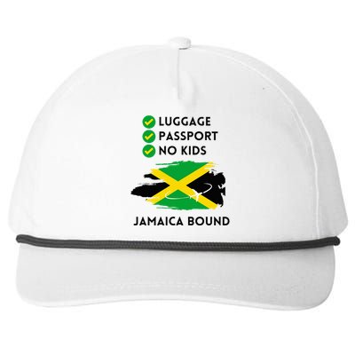 Jamaican Travel To Jamaica 2024 Summer Vacation Trip Women Snapback Five-Panel Rope Hat