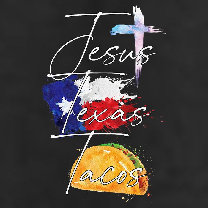 Jesus Texas Tacos 7 Panel Mesh Trucker Snapback Hat