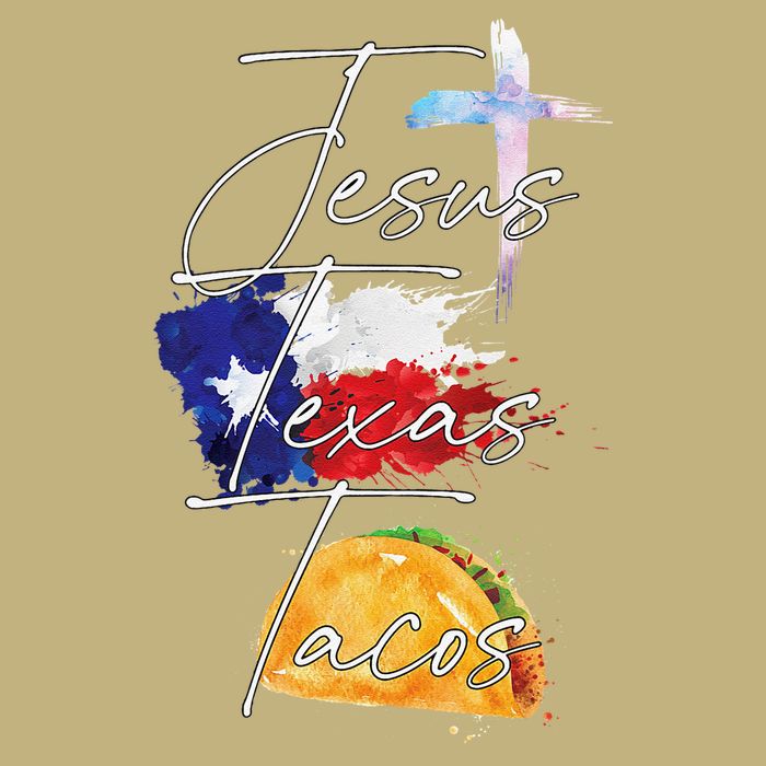 Jesus Texas Tacos Cooling Performance Crew T-Shirt