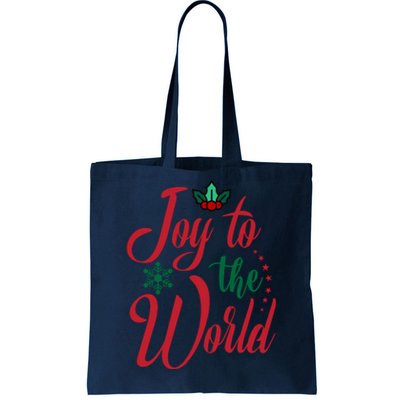 Joy To The World Christian Christmas Jesus Birth Gift Tote Bag